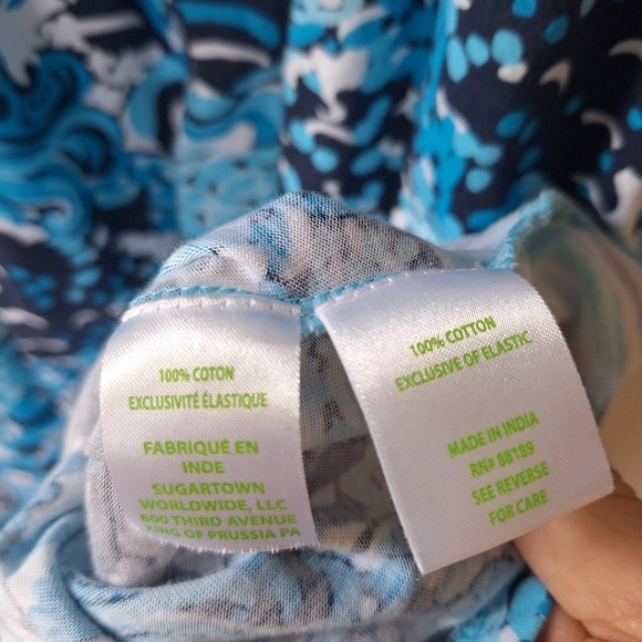 Lilly Pulitzer Clarette Flutter Sleeve Knee-length Dress. Womens size S - Picture 6 of 7